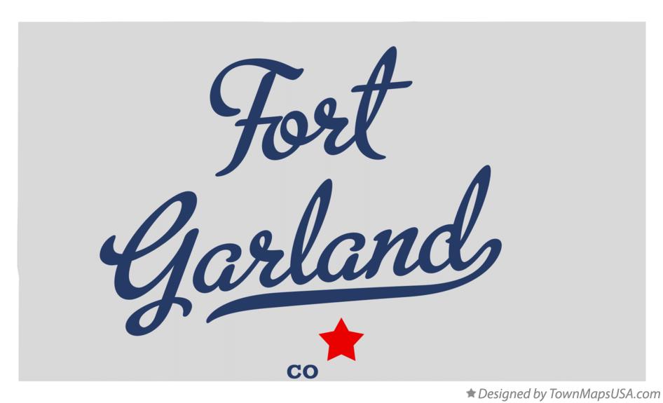Map of Fort Garland Colorado CO
