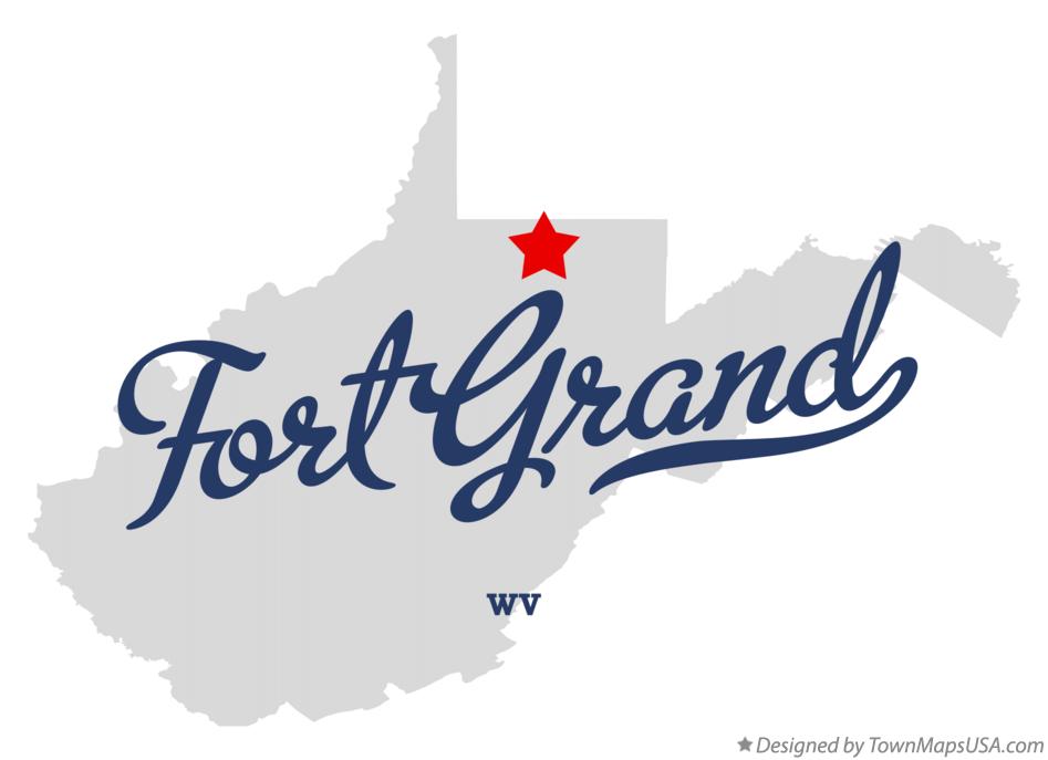 Map of Fort Grand West Virginia WV