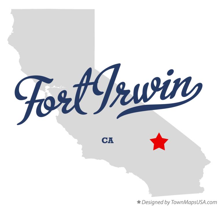 Map of Fort Irwin California CA