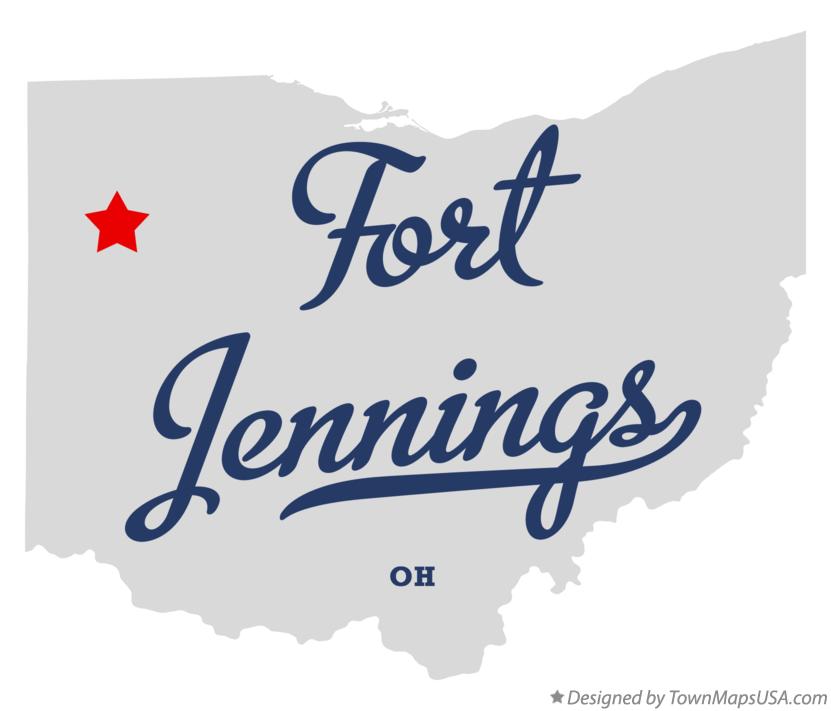 Map of Fort Jennings Ohio OH