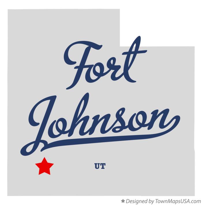 Map of Fort Johnson Utah UT