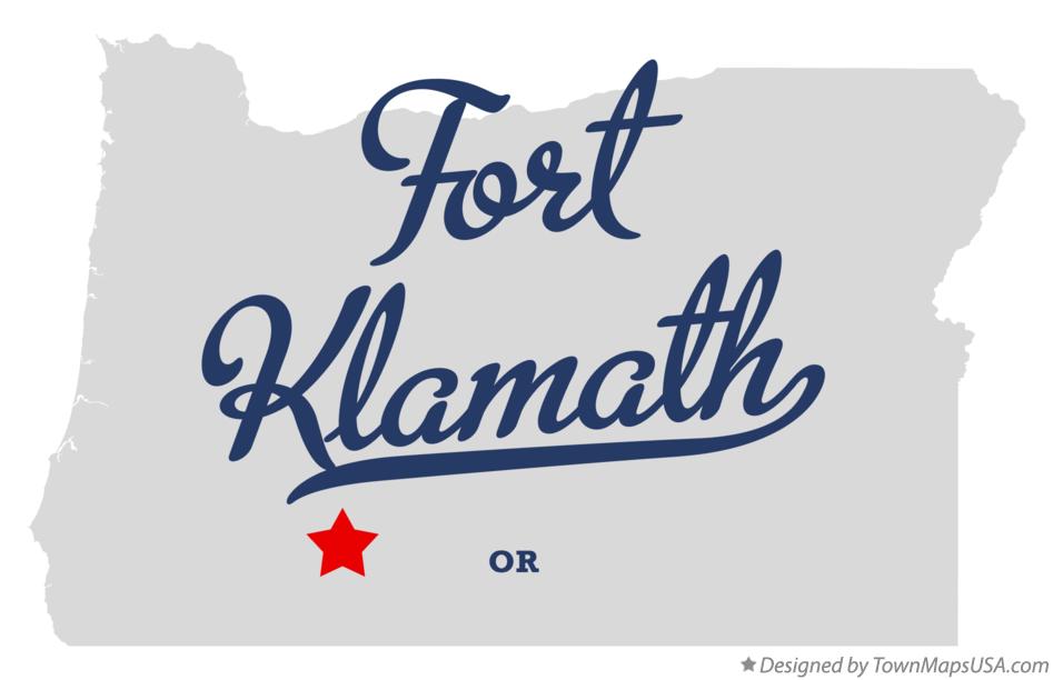 Map of Fort Klamath Oregon OR