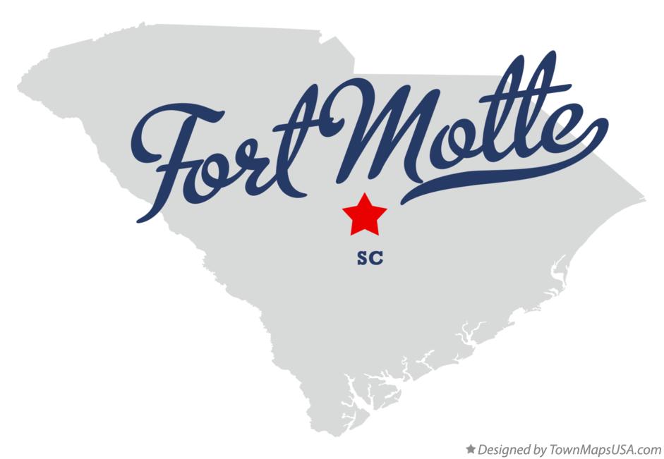 Map of Fort Motte South Carolina SC