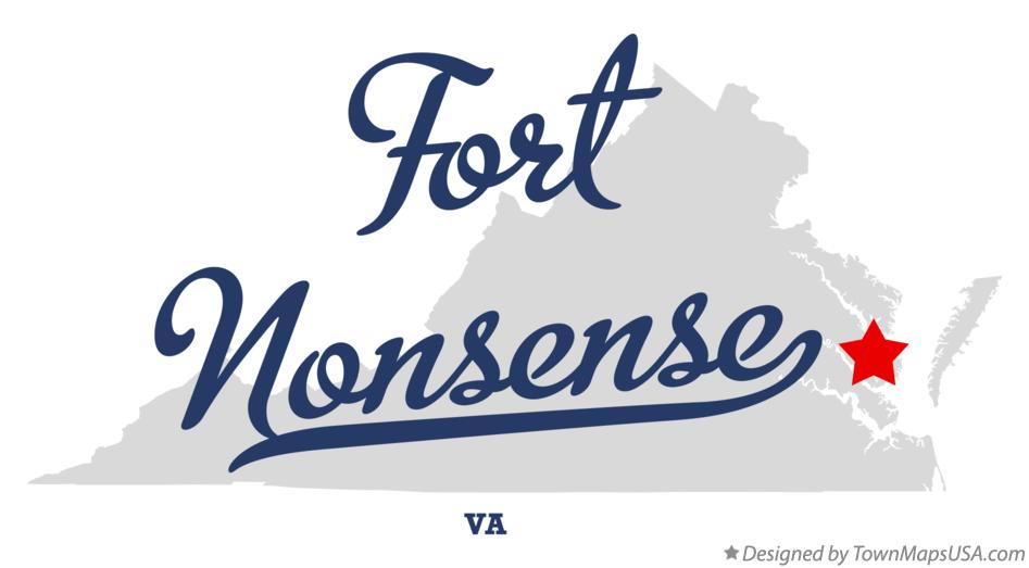 Map of Fort Nonsense Virginia VA