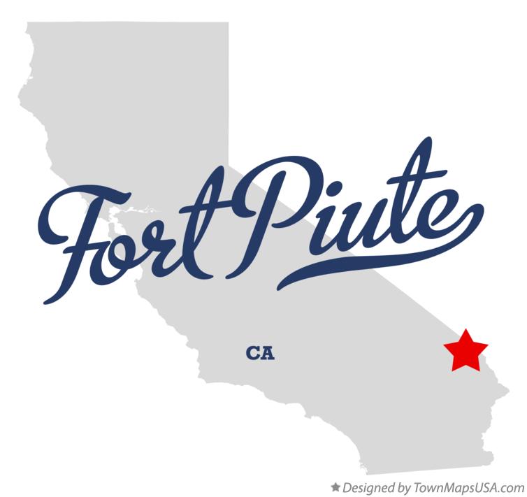 Map of Fort Piute California CA