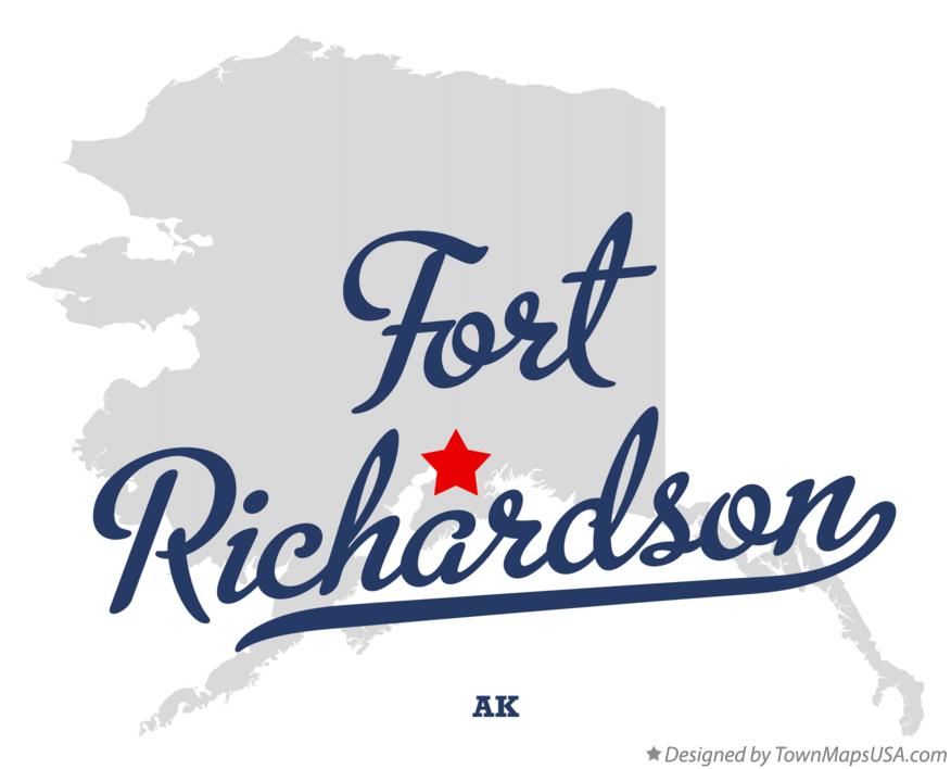 Map of Fort Richardson Alaska AK