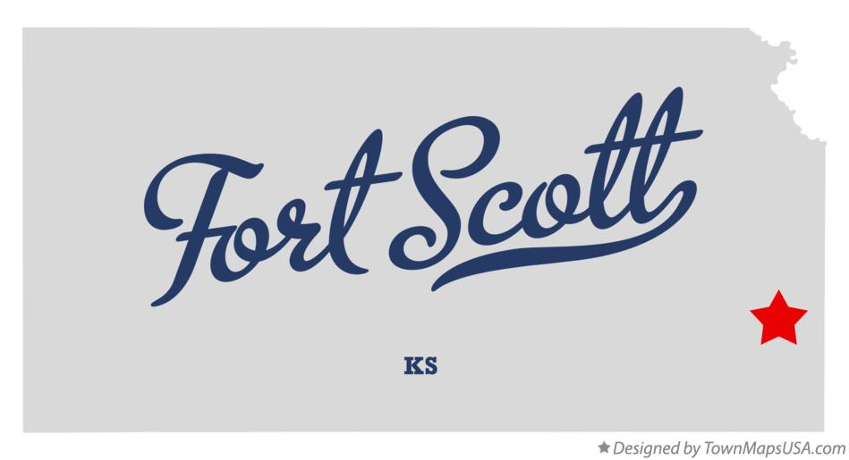 Map Of Fort Scott Ks Kansas
