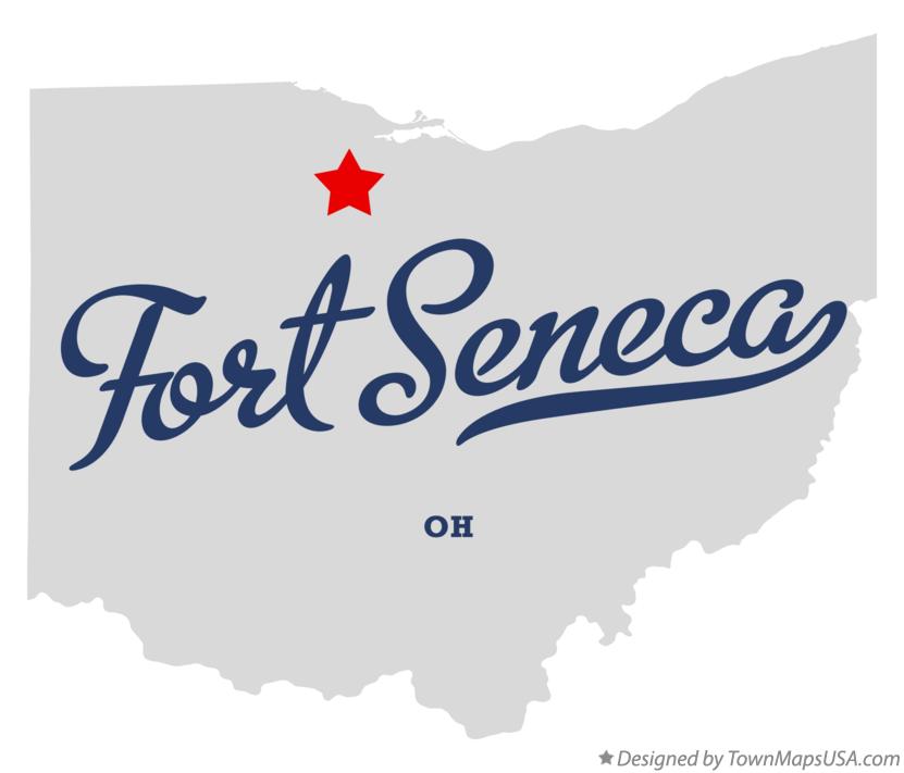 Map of Fort Seneca Ohio OH