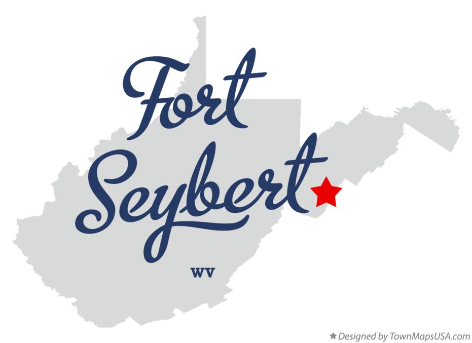 Map of Fort Seybert West Virginia WV
