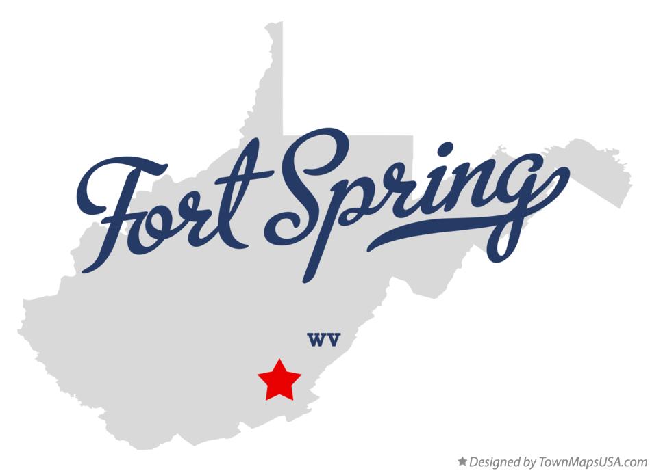 Map of Fort Spring West Virginia WV