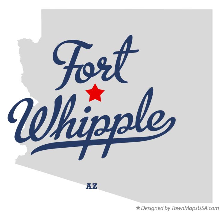 Map of Fort Whipple Arizona AZ