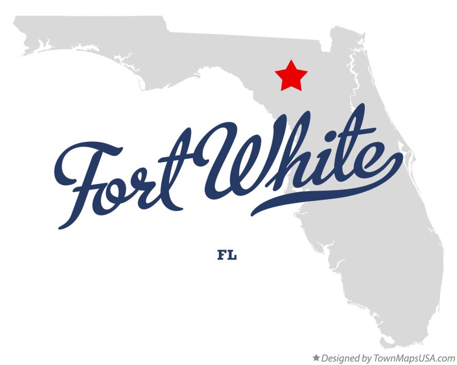 Map of Fort White Florida FL