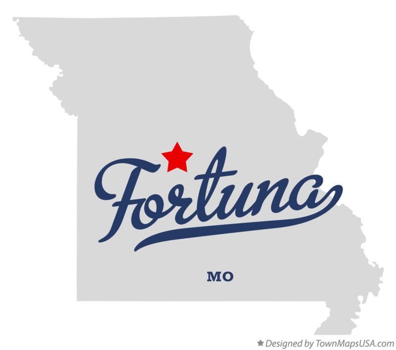 Map of Fortuna Missouri MO