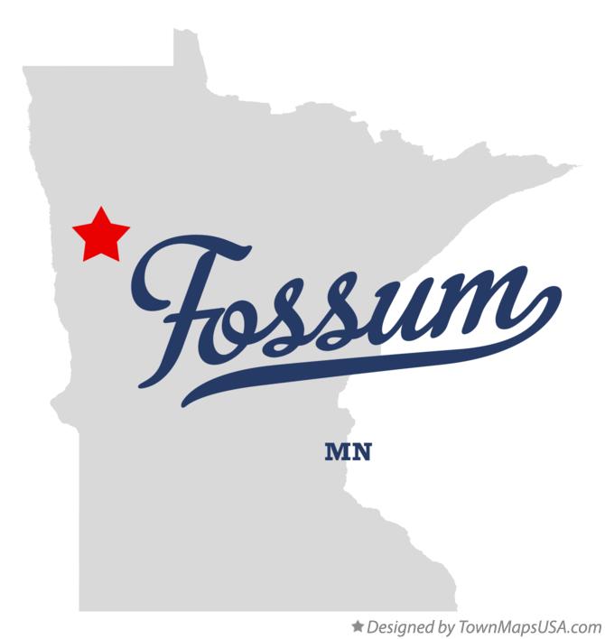 Map of Fossum Minnesota MN