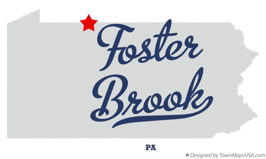 Map of Foster Brook Pennsylvania PA