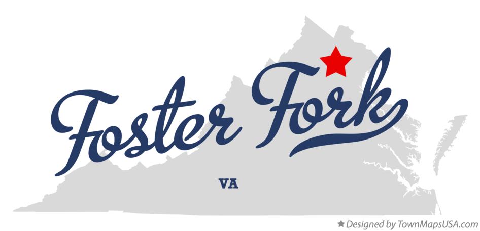 Map of Foster Fork Virginia VA