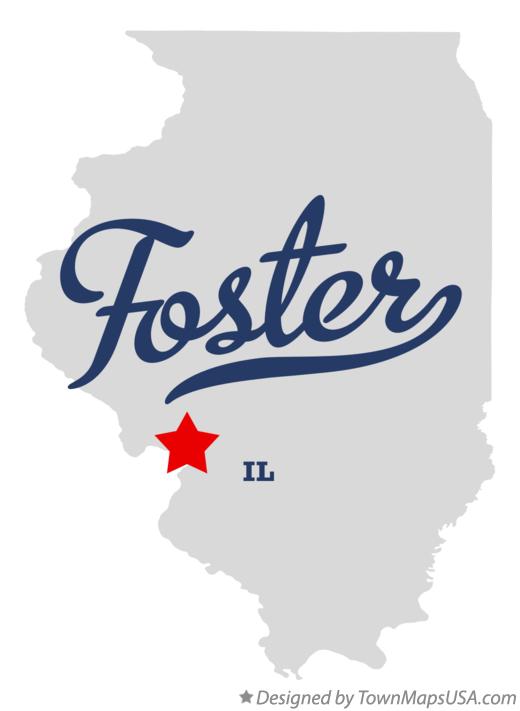 Map of Foster Illinois IL