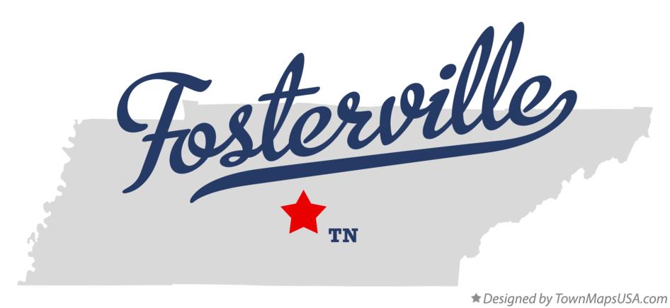 Map of Fosterville Tennessee TN