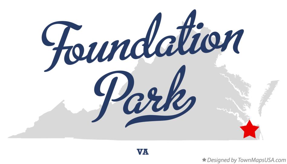 Map of Foundation Park Virginia VA
