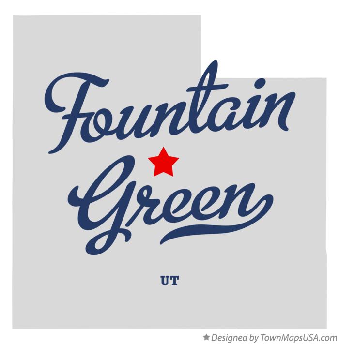 Map of Fountain Green Utah UT