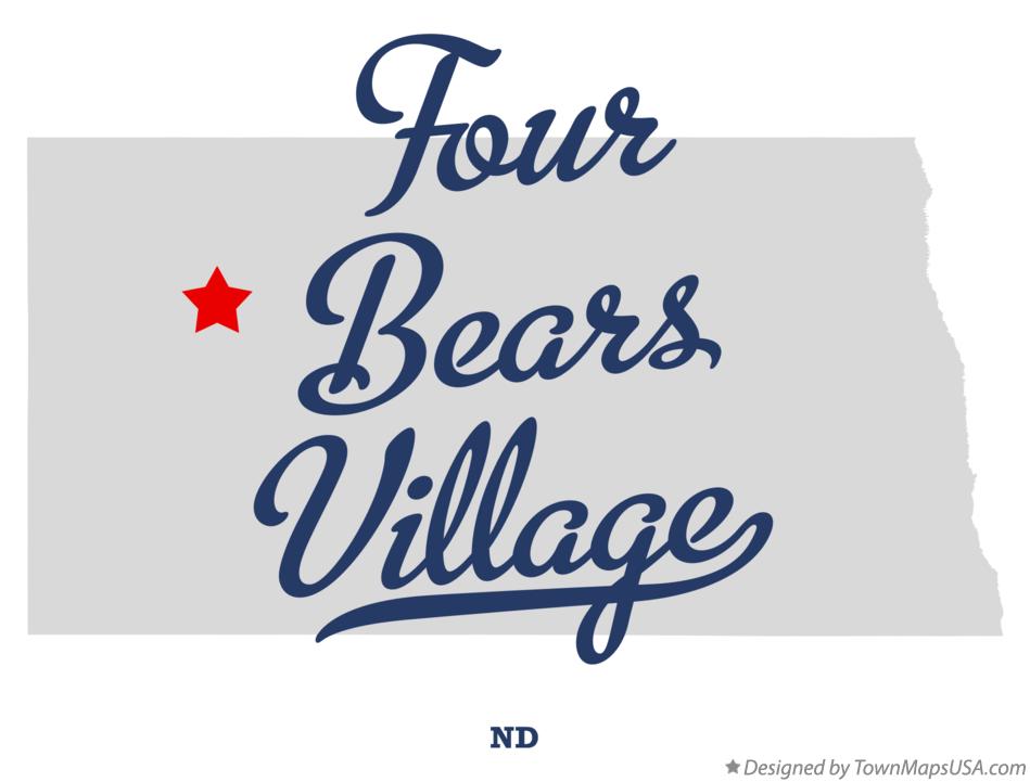 Map of Four Bears Village North Dakota ND