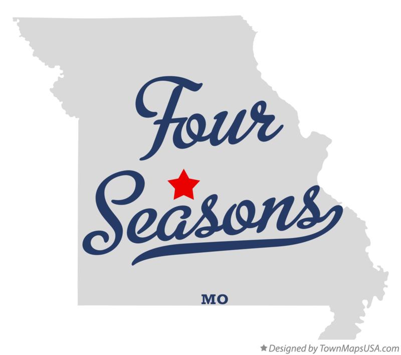 Map of Four Seasons Missouri MO
