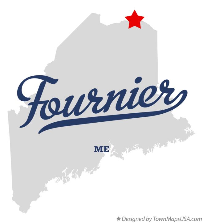 Map of Fournier Maine ME