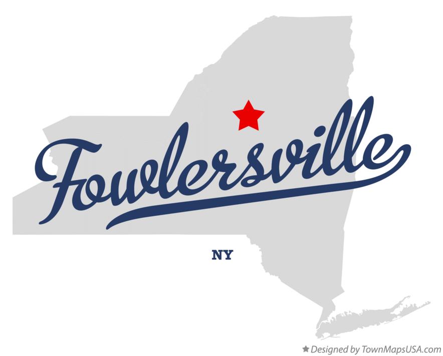 Map of Fowlersville New York NY