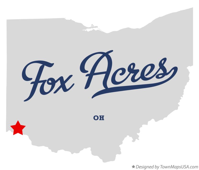 Map of Fox Acres Ohio OH