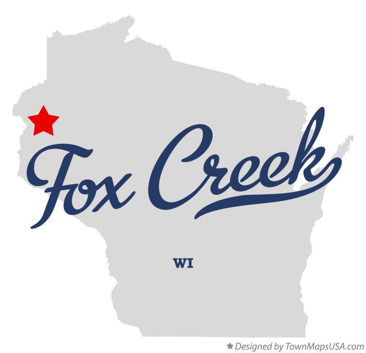 Map of Fox Creek Wisconsin WI