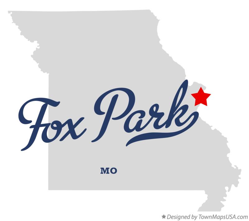 Map of Fox Park Missouri MO