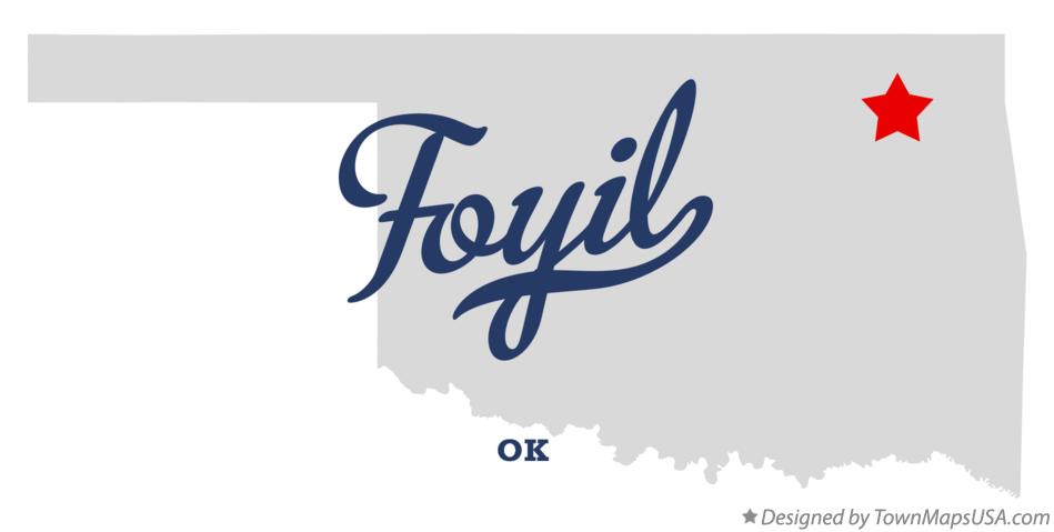 Map of Foyil Oklahoma OK