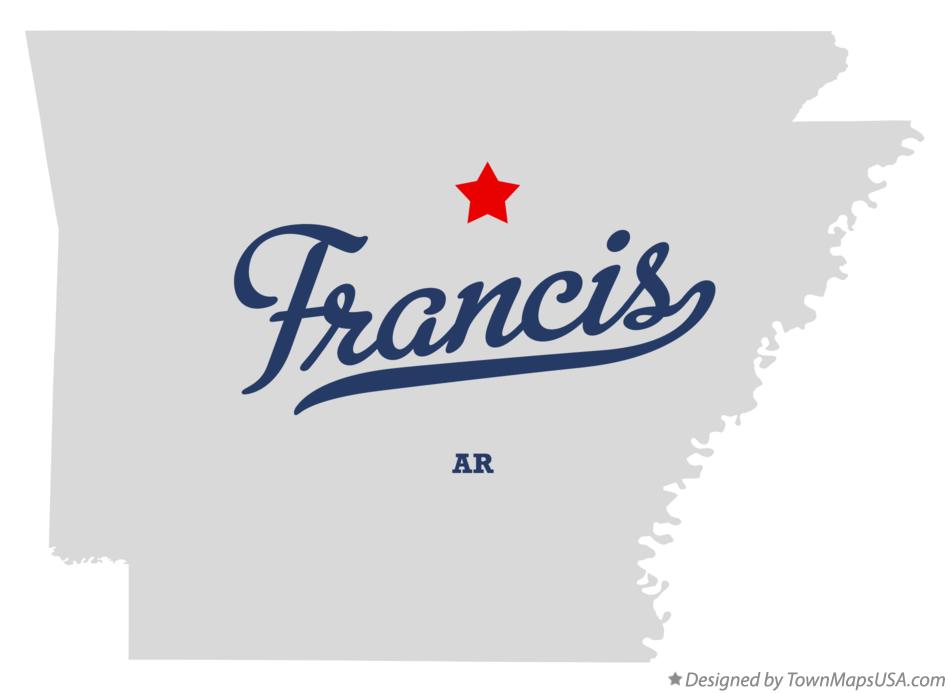 Map of Francis Arkansas AR