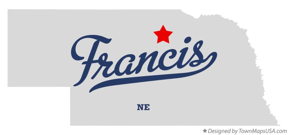Map of Francis Nebraska NE