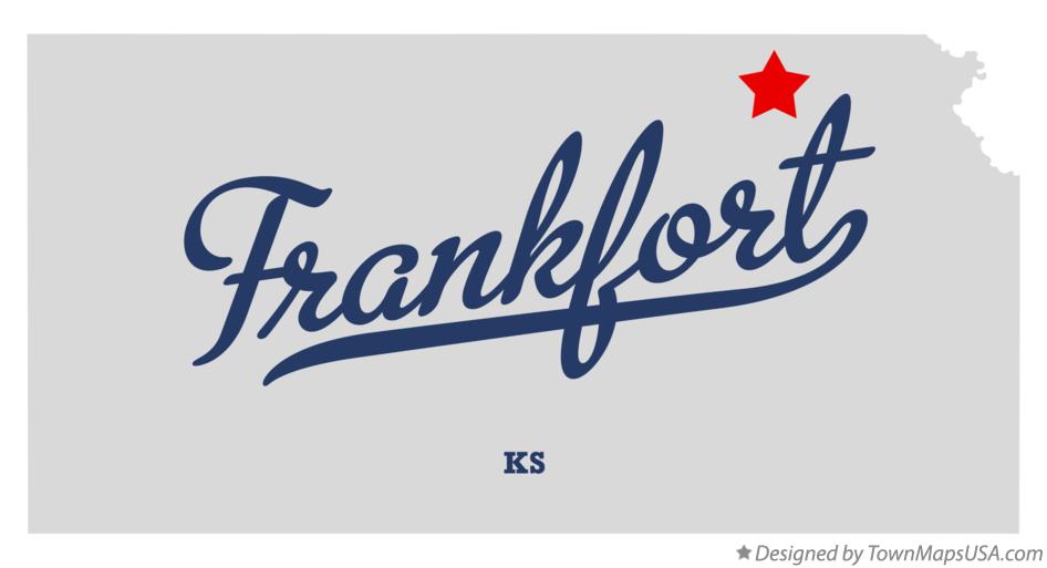 Map of Frankfort Kansas KS