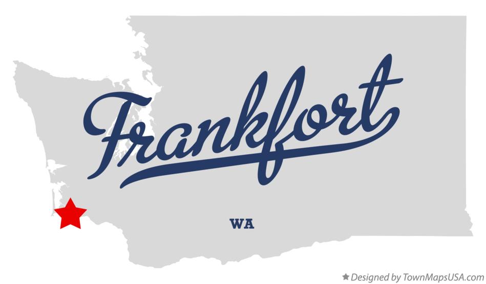 Map of Frankfort Washington WA