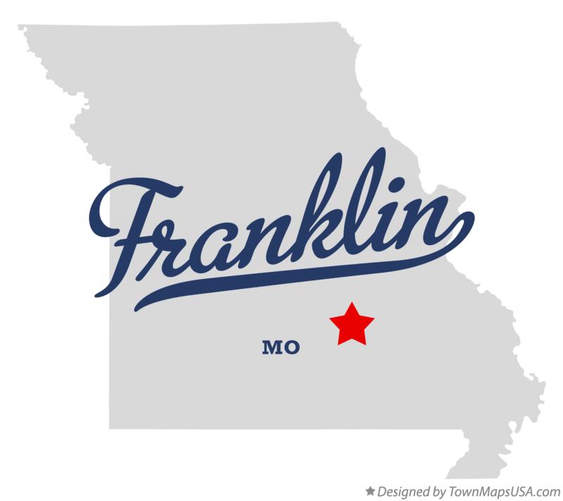 Map of Franklin Missouri MO