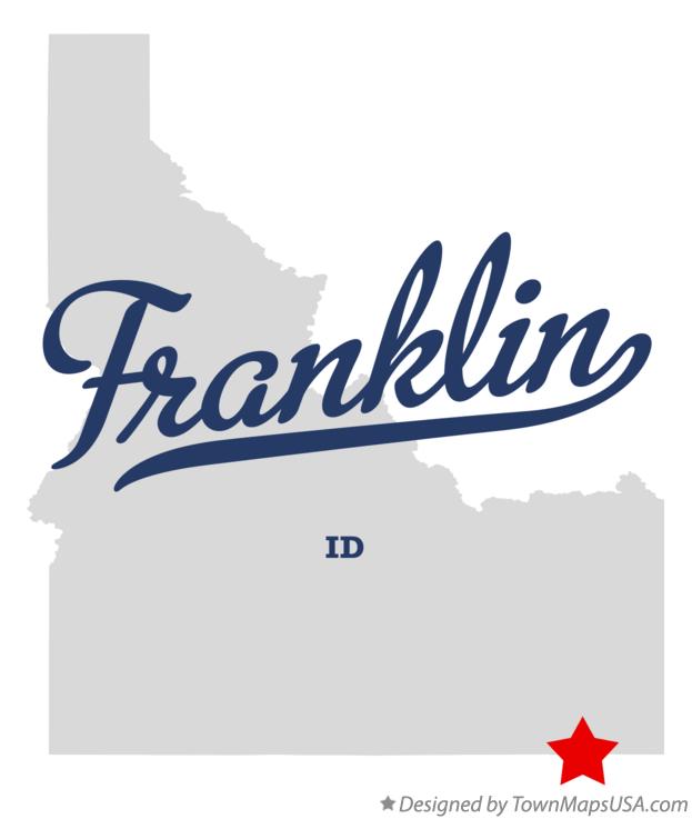 Map of Franklin Idaho ID