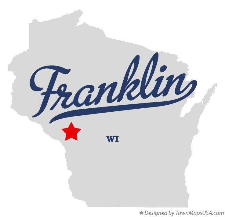 Map of Franklin Wisconsin WI