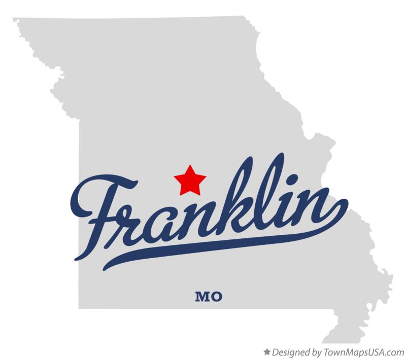 Map of Franklin Missouri MO
