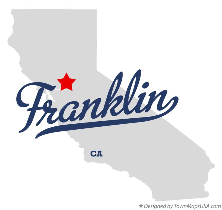 Map of Franklin California CA