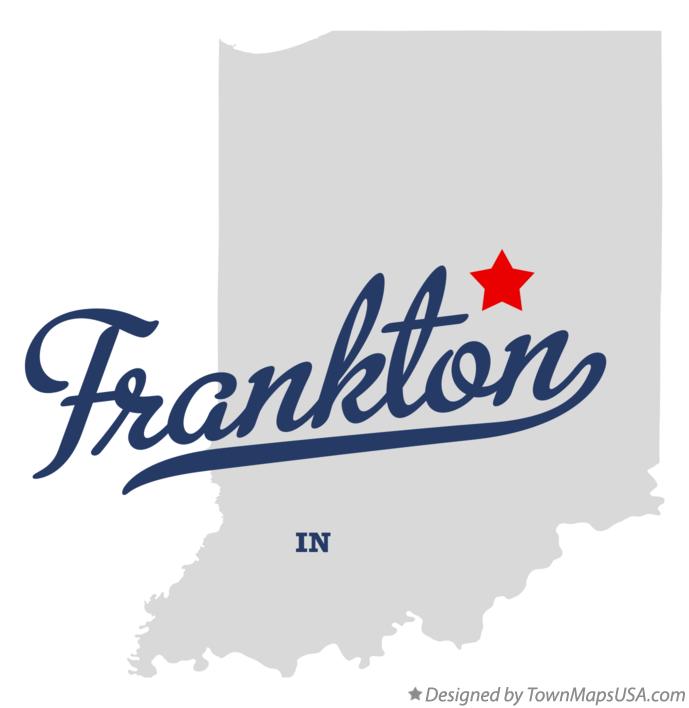 Map of Frankton Indiana IN