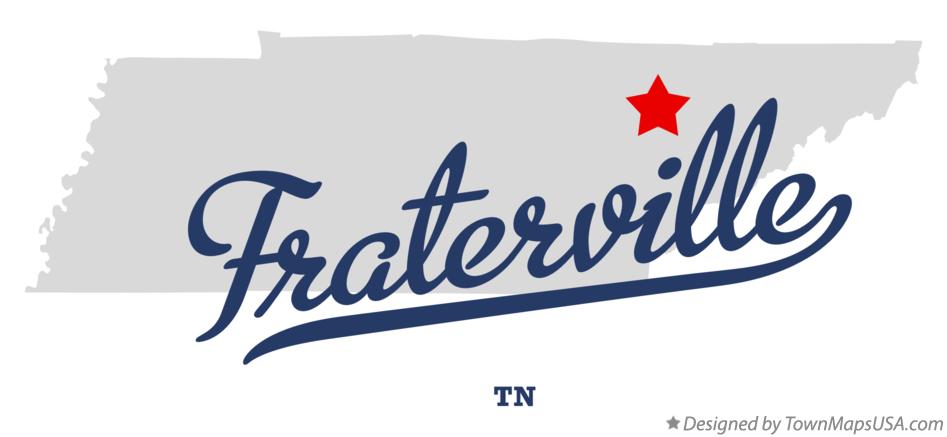 Map of Fraterville Tennessee TN