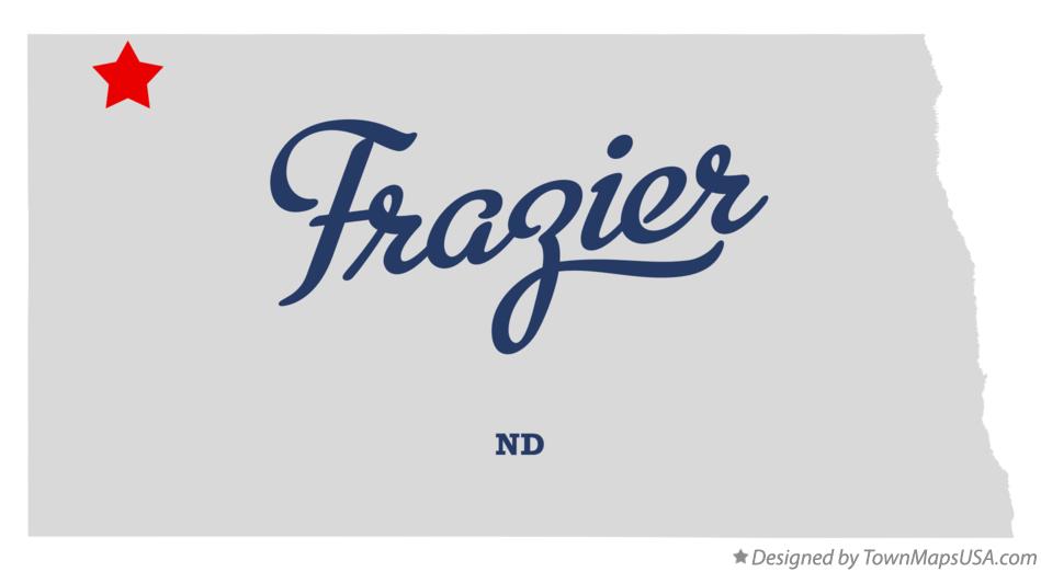 Map of Frazier North Dakota ND