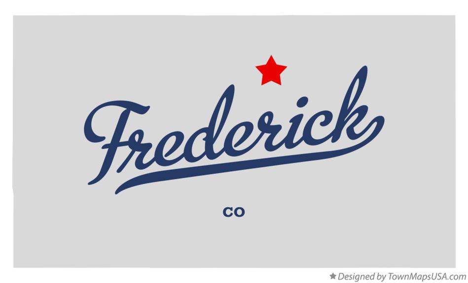 Map of Frederick Colorado CO