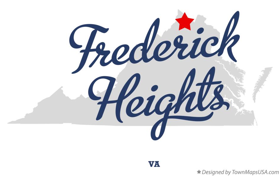 Map of Frederick Heights Virginia VA