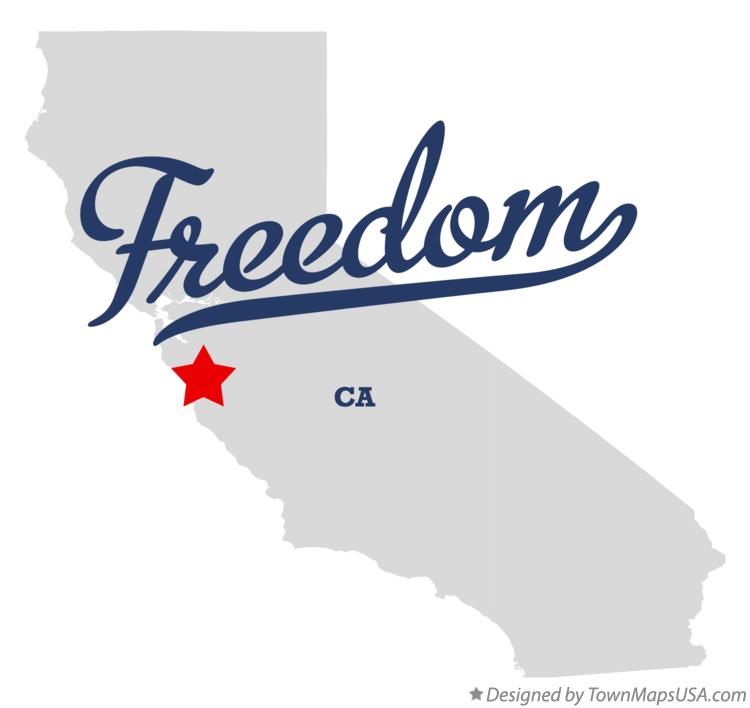 Map of Freedom California CA