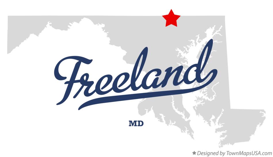 Map of Freeland Maryland MD