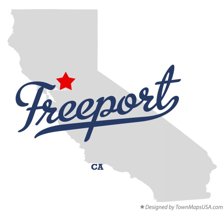 Map of Freeport California CA