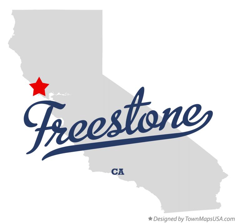Map of Freestone California CA